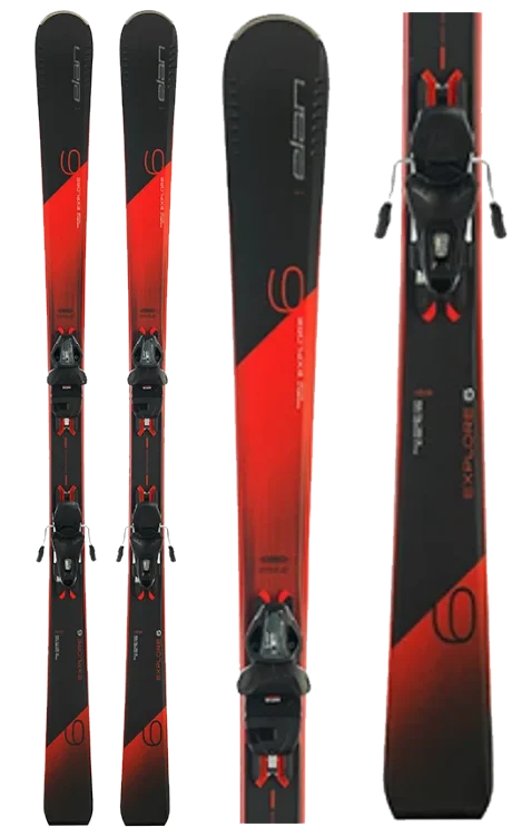 Elan Explore 6 Skis with Bindings