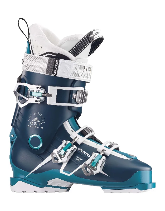 Salomon QST Pro 90 TR Womens Ski Boots - Petrol Blue