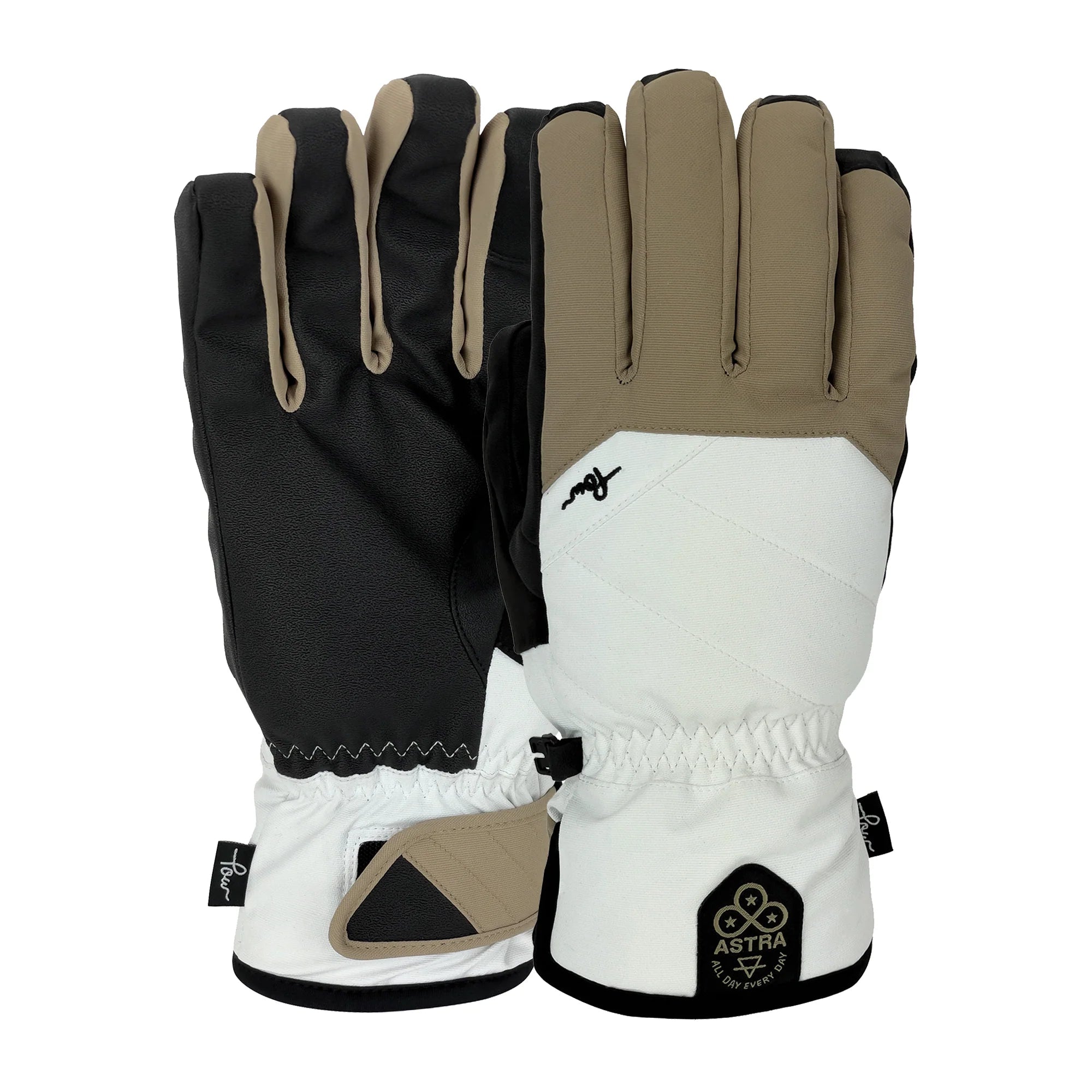 POW Astra Glove Womens Silver Mink