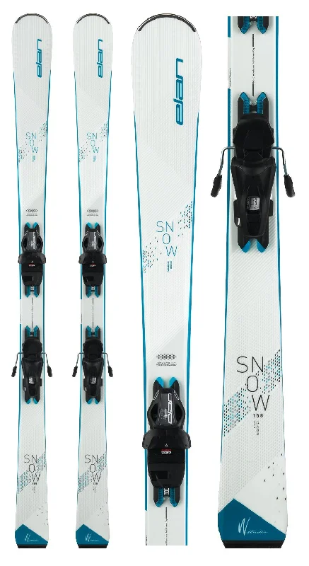 Elan Snow White Light Shift Womens's Skis with Bindings