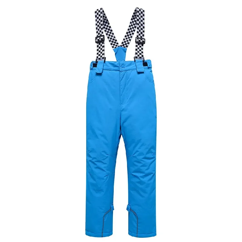 Kids Outdoor Ski Bibs Pants Waterproof Snow Pants