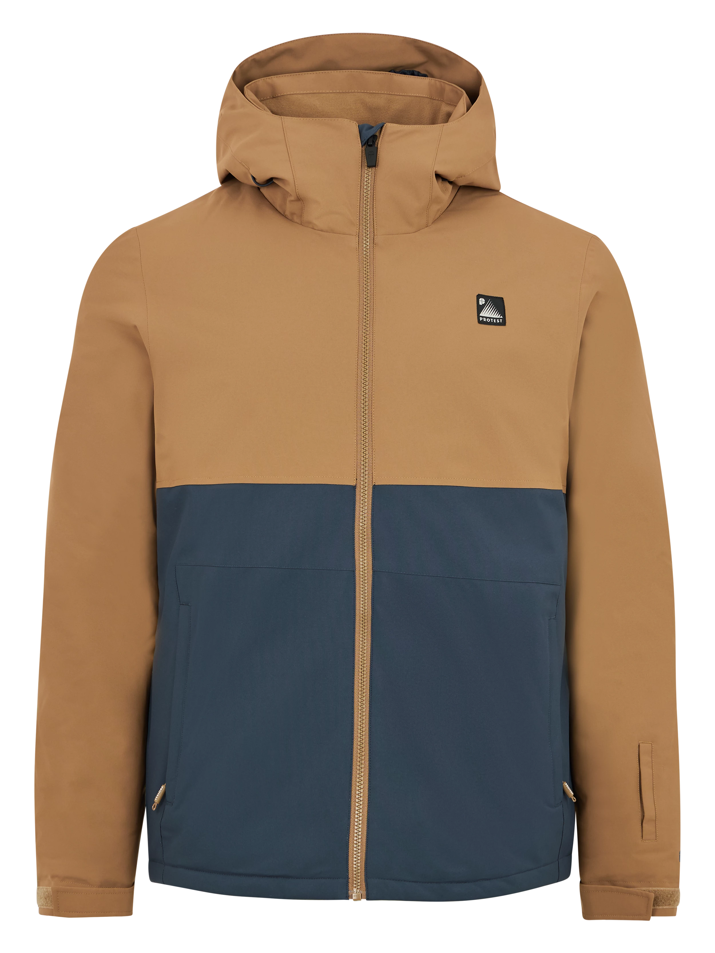 Protest Aldego Jacket Mens Sandy Brown