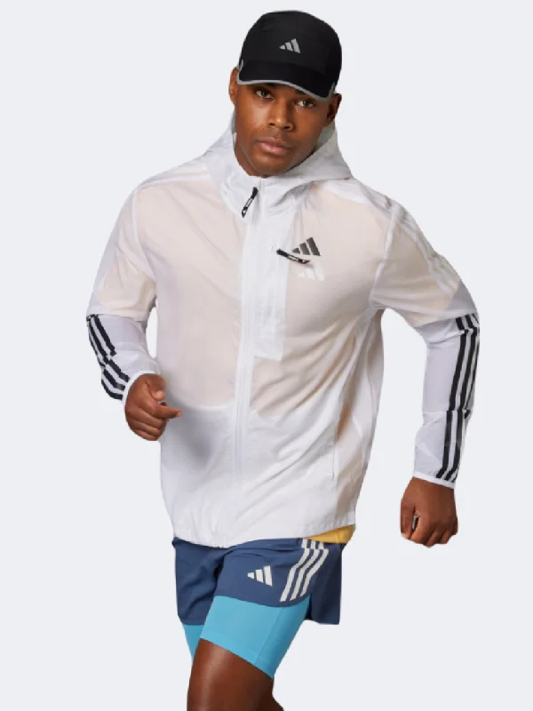 Adidas Own The Run Men Running Jacket White