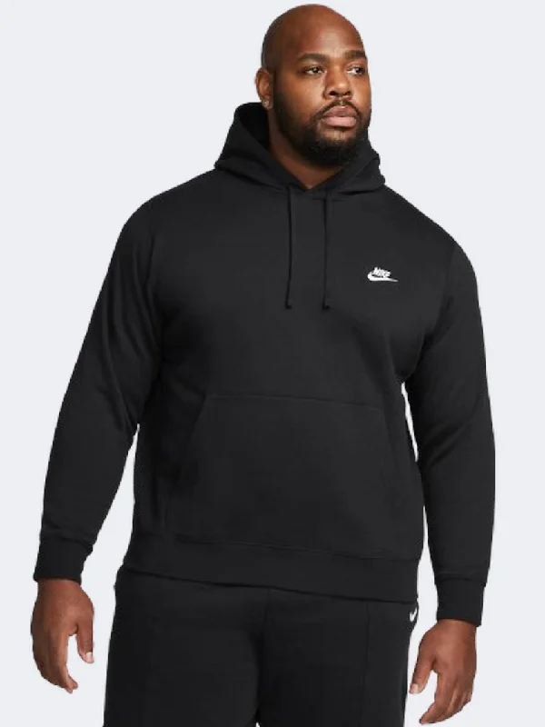 Nike Sportswear Club Fleece Men Lifestyle Hoody Black/White