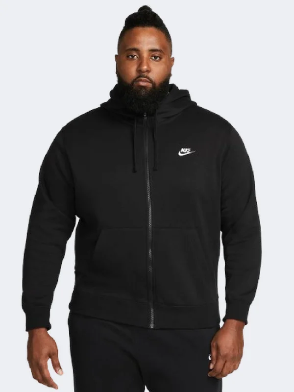 Nike Sportswear Club Fleece Men Lifestyle Hoody Black/White