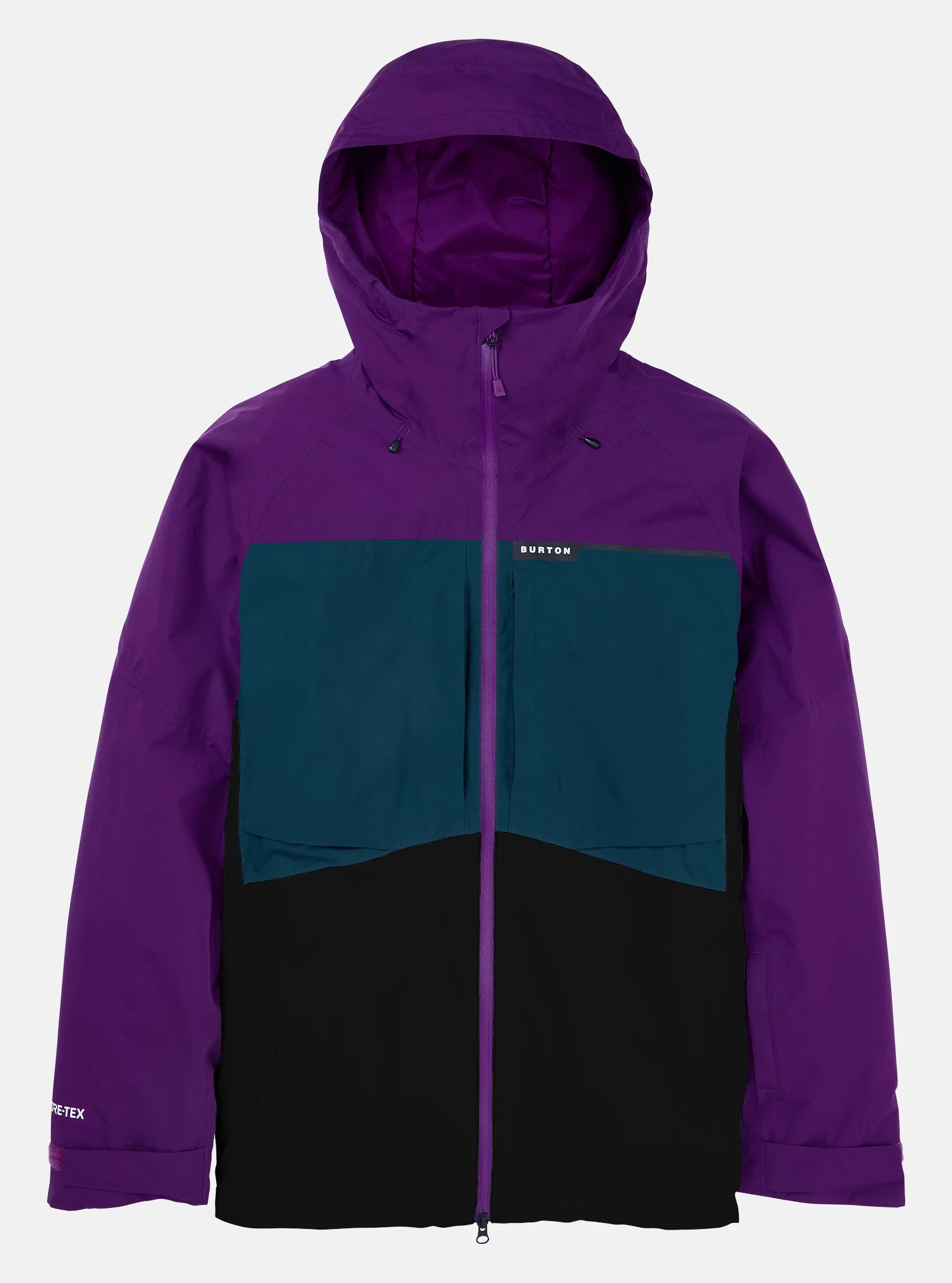 Burton Pillowline GORE-TEX Jacket Mens 2025 Imperial Purple / Deep Emerald / Black