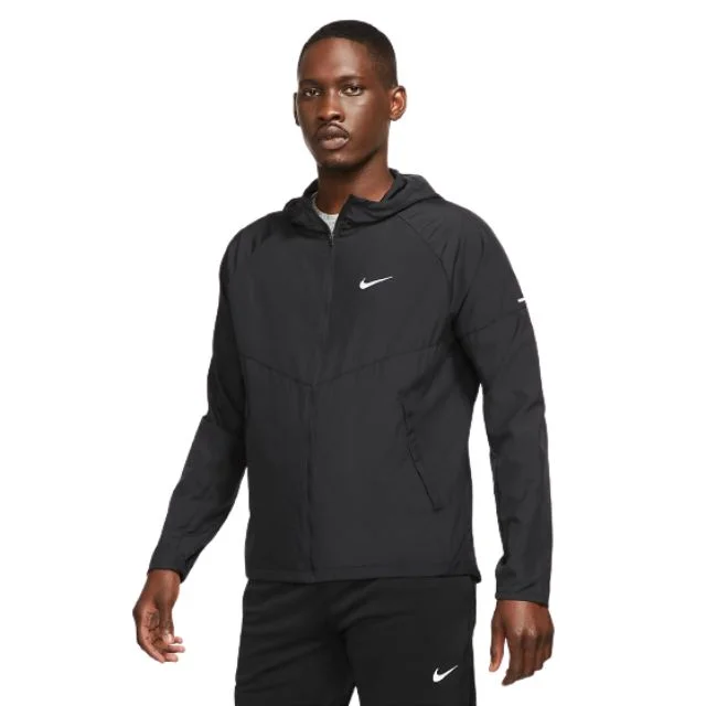 Nike Miler Men Running Jacket Black/Silver