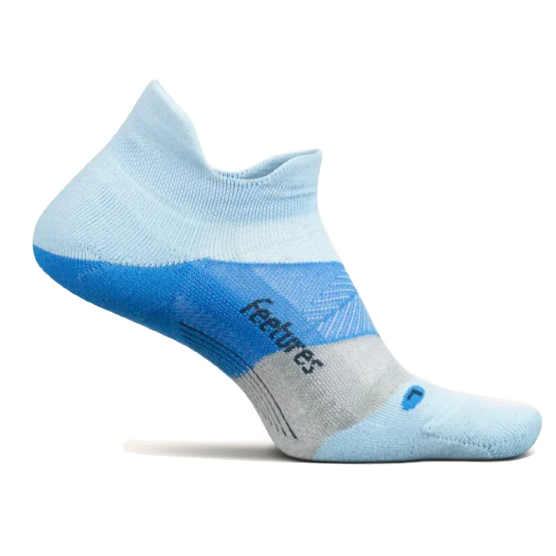 Feetures Elite Light Cushion No-Show Socks Big Sky Blue