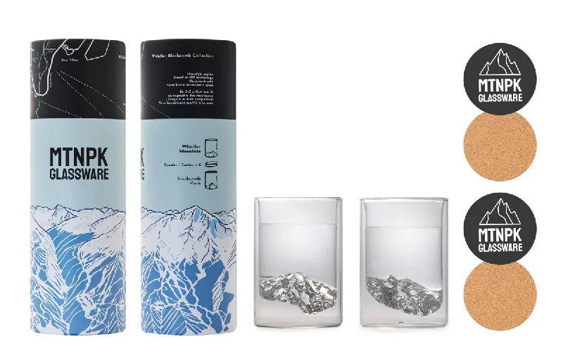 MTNPK Whistler Blackcomb Collection Glass Set