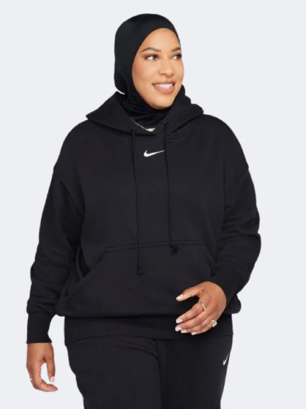 Nike Sportswear Phoenix Fleece Women Lifestyle Hoody Black/Sail