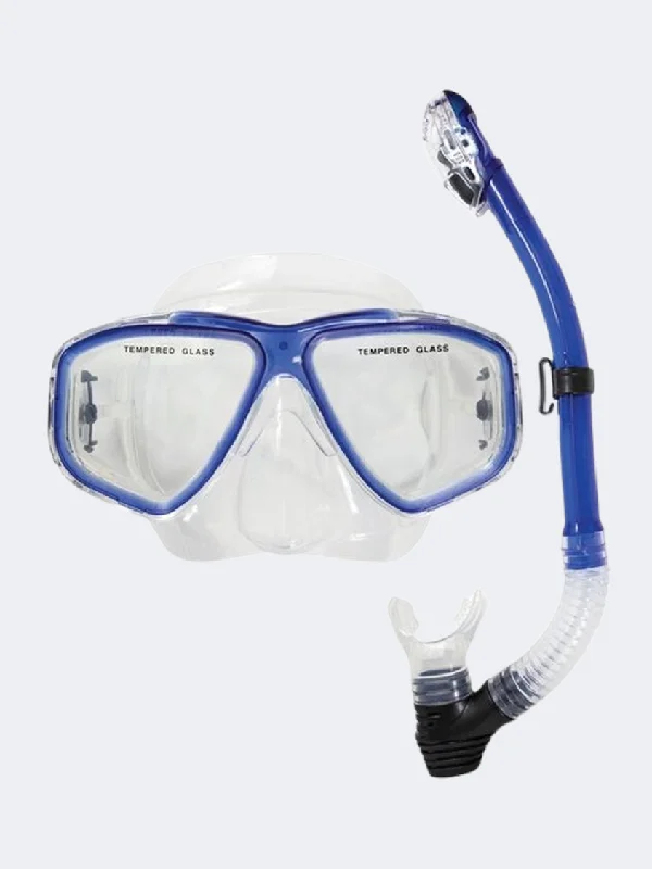 Xs Scuba Oceanways Caribbean Combo Unisex Diving Mask Blue