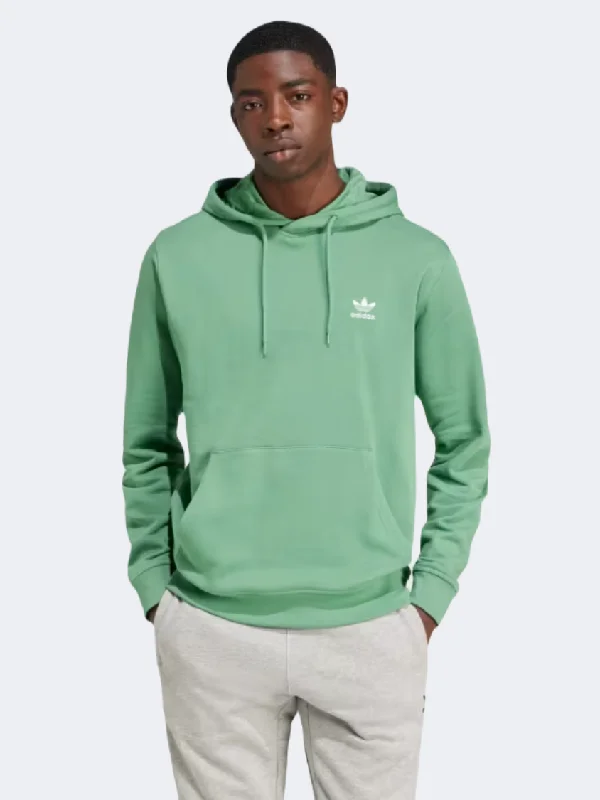 Adidas Trefoil Essentials Men Original Hoody Preloved Green