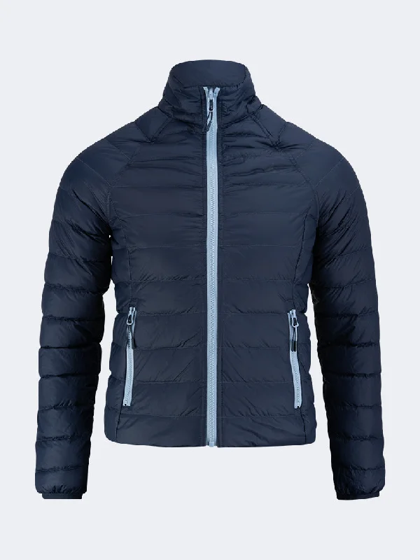 Oil And Gaz Mid Cut Women Lifestyle Jacket Navy/Light Blue