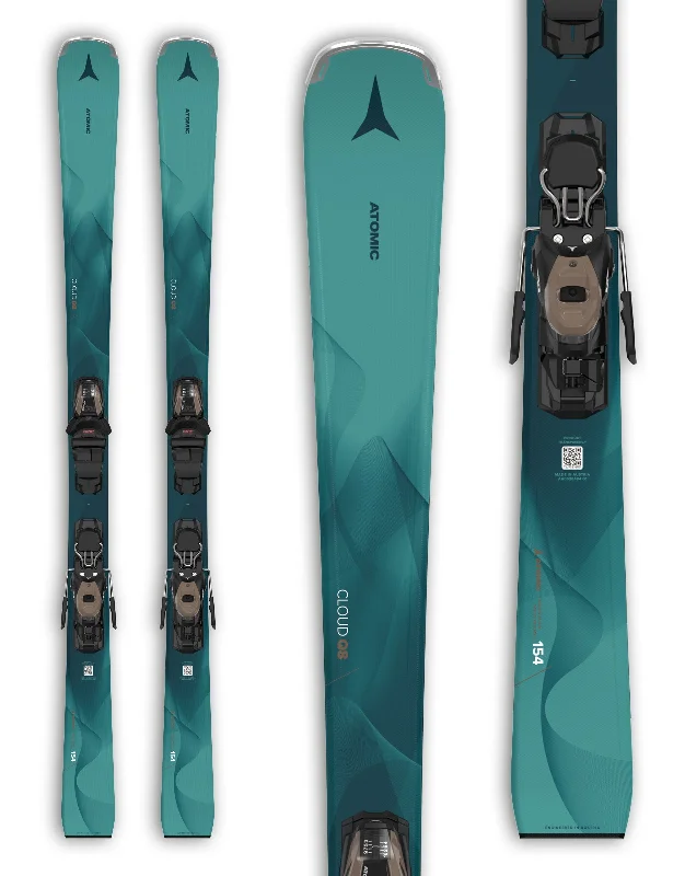 Atomic Cloud Q8 Womens Skis + M GW 10 Bindings 2025