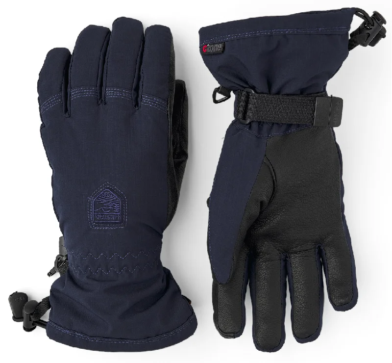 Hestra Womens Powder Czone Gloves Navy