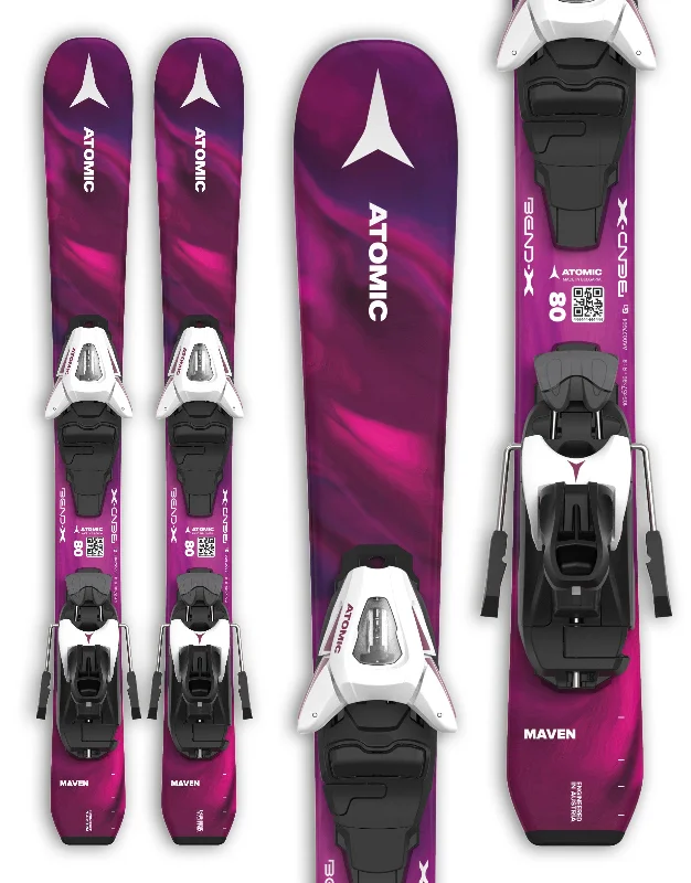 Atomic Maven Girl XS Kids Skis + C5 GW Bindings 2025