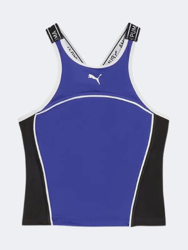 Puma Strong Fitted Women Training Tank Purple/Black