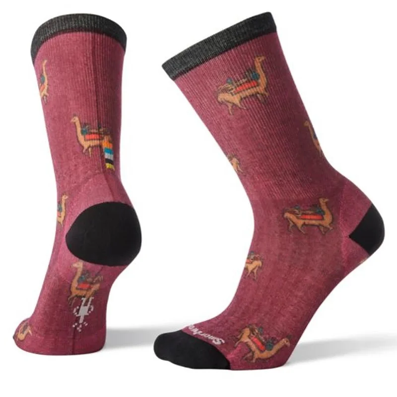 CURATED LLAMA ADVENT. CREW - WOMEN'S SOCKS