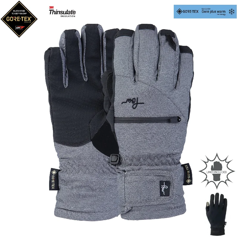 POW Cascadia Gore-Tex Short Glove Womens Grey