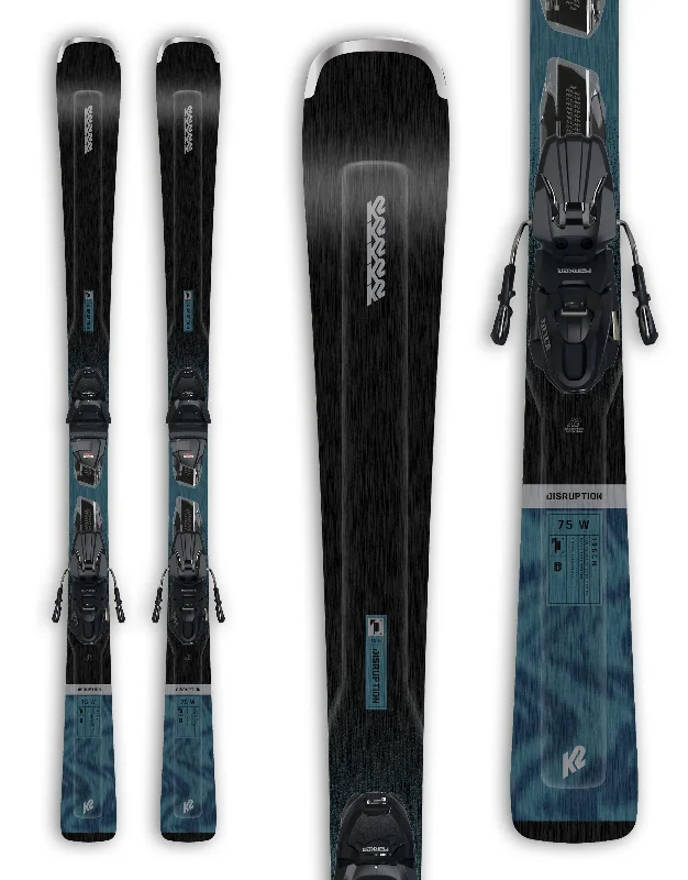 K2 Disruption 75 Alliance Womens Skis + Marker ERP 10 Bindings 2025