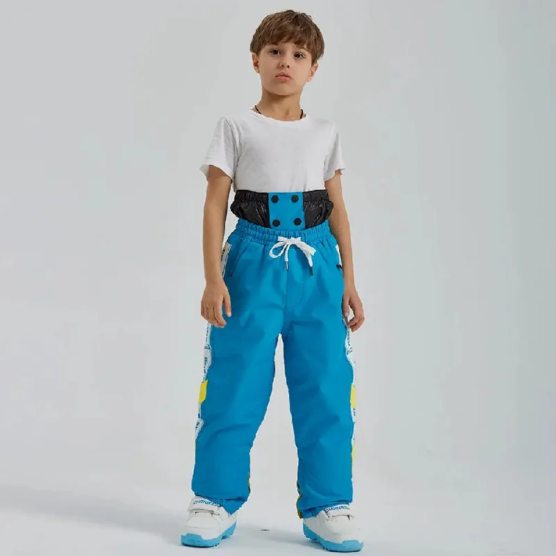 Kids Cargo Adjustable Drawstring Snow Pants