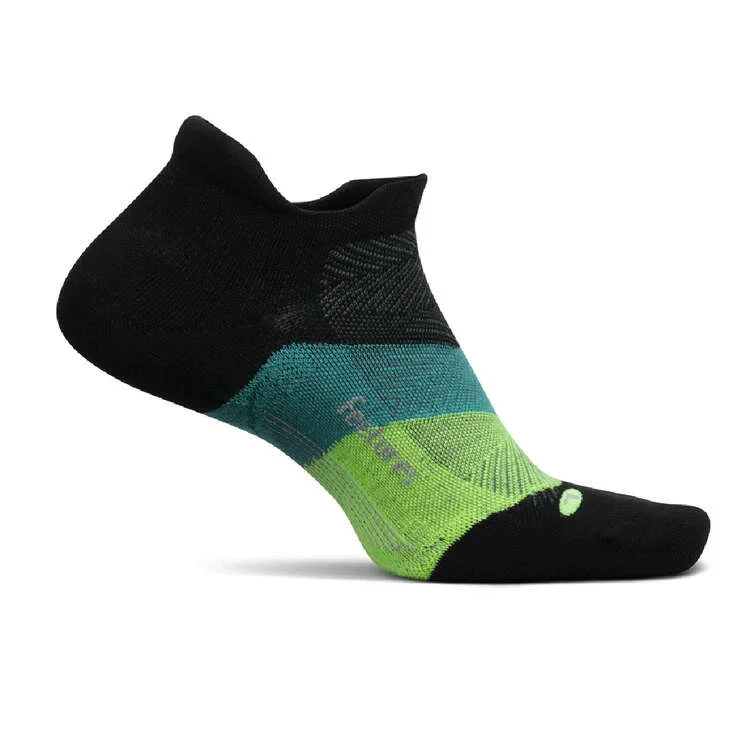 Feetures Elite Light Cushion No-Show Socks Bust out Black