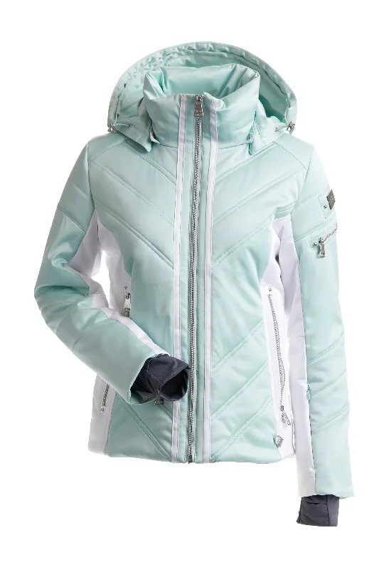 Nils St Anton Jacket Womens 2025 Mint / White