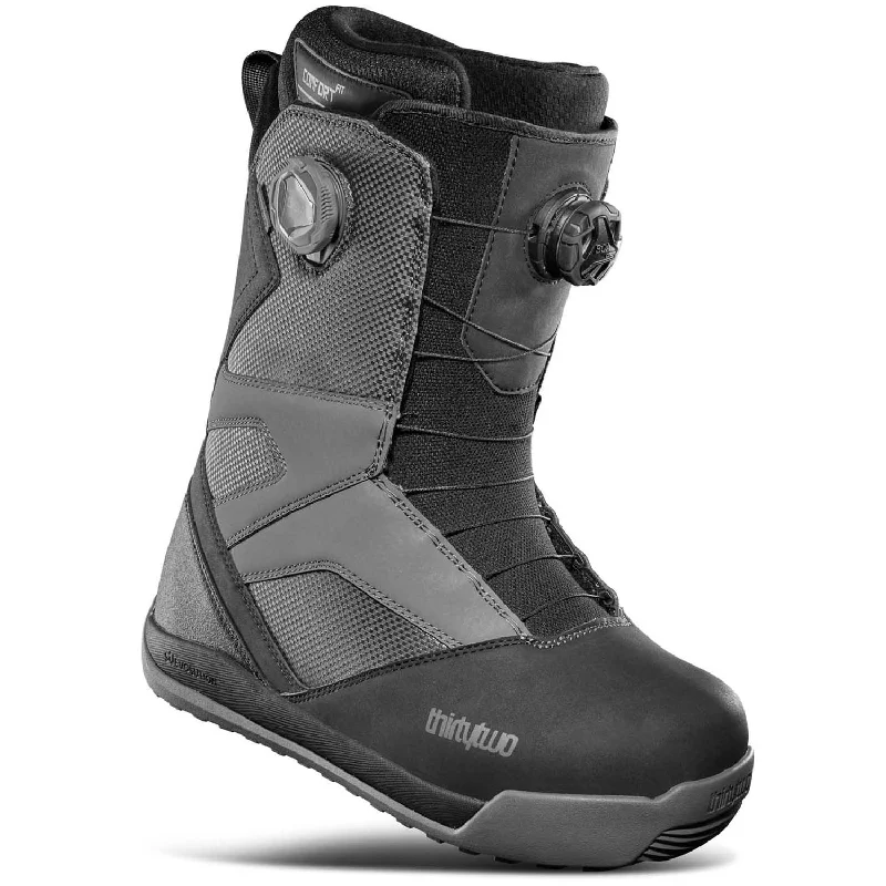 Thirtytwo STW Double Boa Snowboard Boots Mens 2025 Black / Charcoal