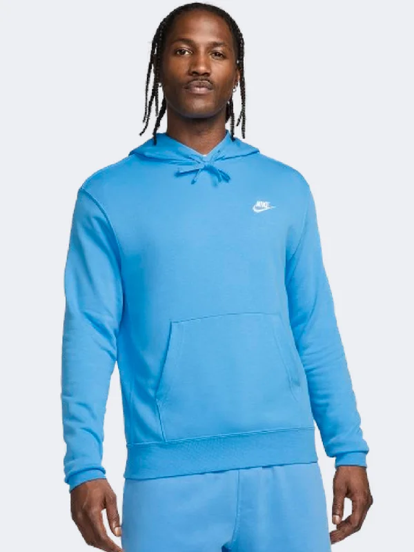 Nike Sportswear Club Men Lifestyle Hoody Blue/White