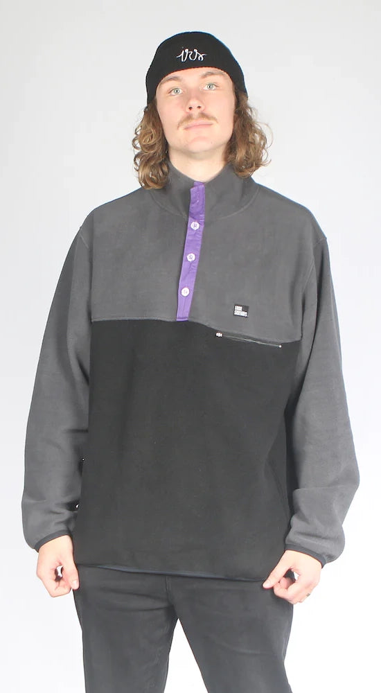 I Ride Sideways Sig Fit Fleece Buffalo Black / Grey / Purple