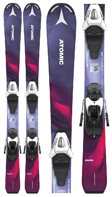 Atomic Maven Girl 100-120 Junior Ski with C5 GW Binding 2024