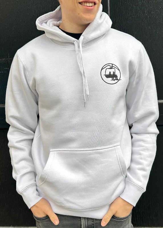 UPLIFT LOGO HOODY WHITE