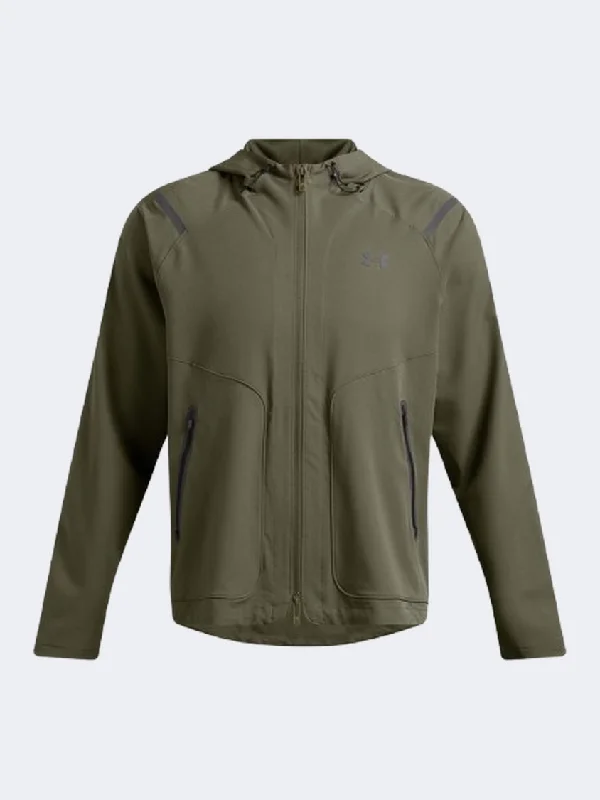 Under Armour Unstoppable Left Chest Men Training Jacket Marine Green/Black