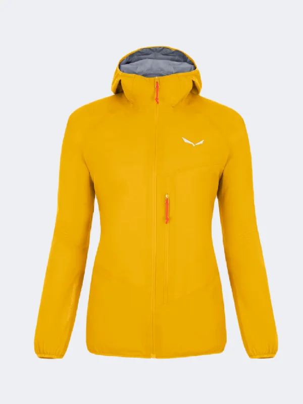 Salewa Agner 2 Women Hiking Jacket Yellow Gold